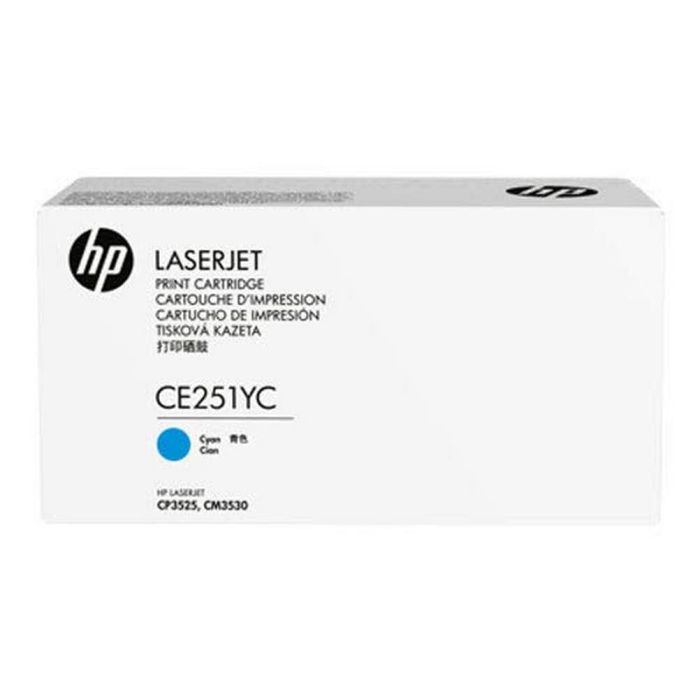 Original HP CE251YC toner Cyan 7.000 pages pour CP3525, CM3530 + NOUVEAU +, 111746, by HP Original HP CE251YC toner Cyan 7.000 pages pour CP3525, CM3530 + NOUVEAU +, 111746, by HP