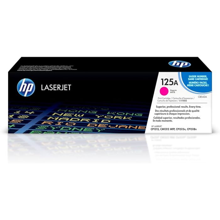 Original HP CB543A - 125A toner Magenta pour 1 400 pages + NOUVEAU +, 115781, by HP Original HP CB543A - 125A toner Magenta pour 1 400 pages + NOUVEAU +, 115781, by HP