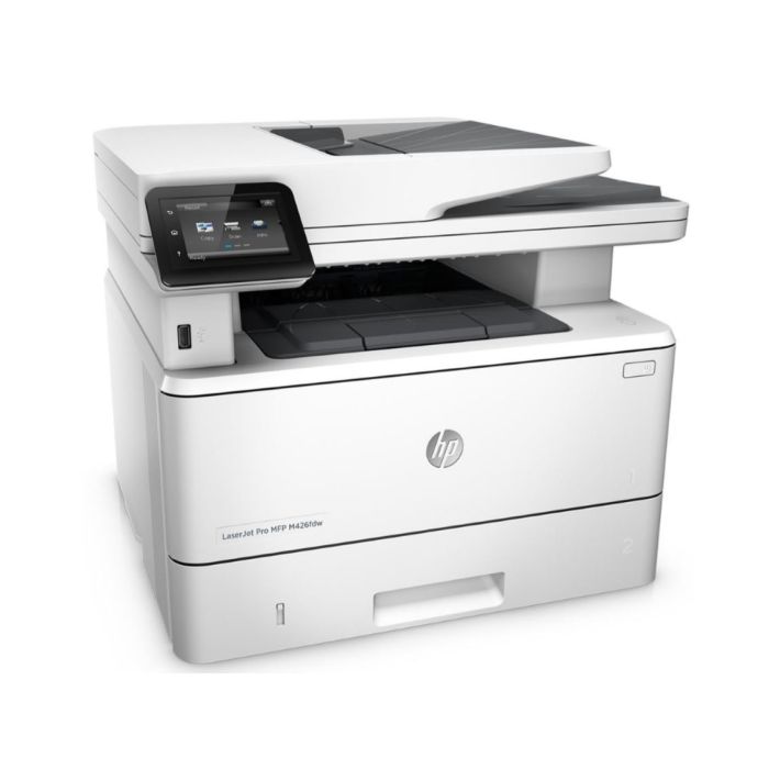  Imprimante multifonction HP LaserJet Pro M426fdn-F6W14A noir et blanc, USB, LAN, fax, recto verso, moins de 150 000 pages imprimées, 130879 131038 130991, by HP