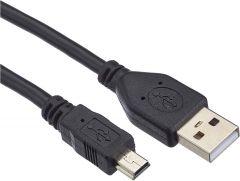  Cable de raccordement USB du type A/B, longueur 180 cm, USB Anschlusskabel Typ A/Mini-USB B Länge 180cm, by Sonstige